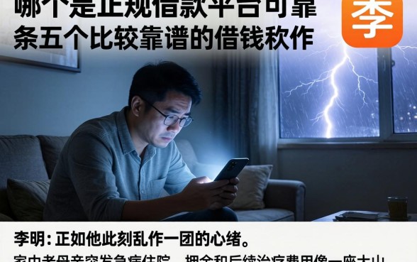 哪个是正规借款平台可靠,条列五个比较靠谱的借钱软件