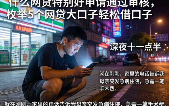 什么网贷特别好申请通过审核，枚举5个网贷大口子轻松借口子