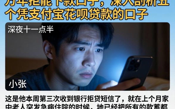 万年拒能下款的口子,深入剖析五个凭支付宝花呗贷款的口子