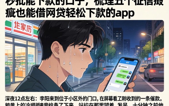 秒批能下款的口子，梳理五个征信瑕疵也能借网贷轻松下款的app