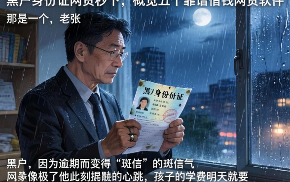 黑户身份证网贷秒下，概览五个靠谱借钱网贷软件