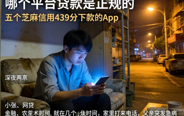 哪个平台贷款是正规的，详细阐述五个芝麻信用439分下款的app