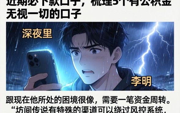 近期必下款的口子，梳理5个有公积金无视一切的口子