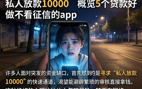 私人放款10000，概览5个贷款好做不看征信的app