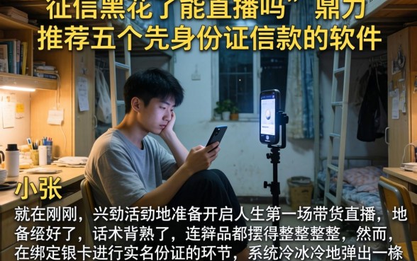 征信黑花了能直播吗吗，鼎力推荐五个凭身份证借款的软件