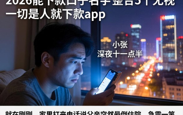 2026能下款的口子名字，整合5个无视一切是人就下款app