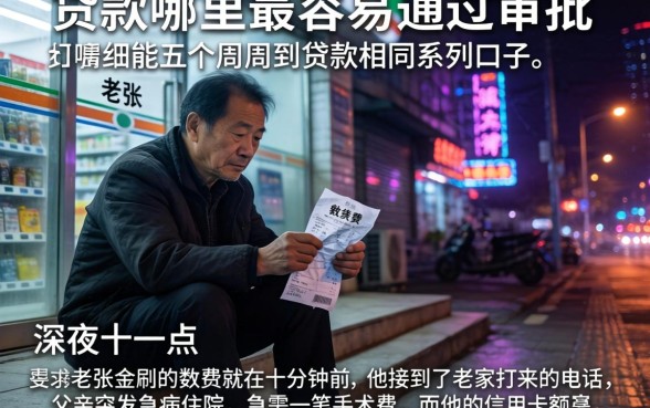 贷款哪里最容易通过审批，细致阐述五个周周到贷款相同系列的口子