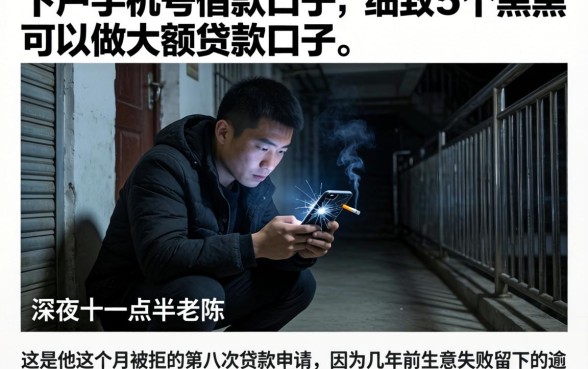 下户手机号借款口子，细致阐述5个黑户可以做大额贷款口子