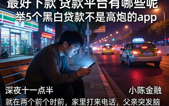 最好下款的贷款平台有哪些呢，枚举5个黑白贷款不是高炮的app