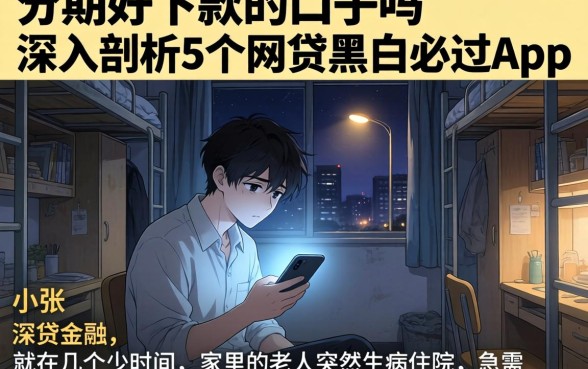 分期好下款的口子吗，深入剖析5个网贷黑户必过app