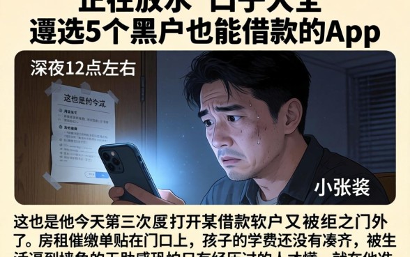正在放水的口子大全，遴选5个黑户也能借款的app