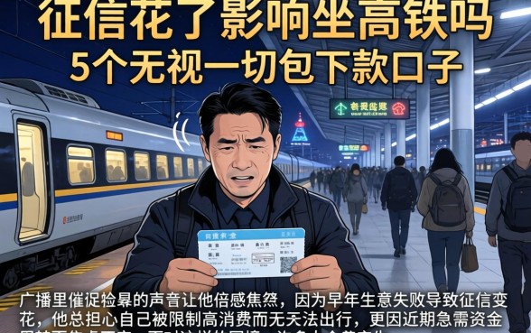 征信花了影响坐高铁吗，详尽说明5个无视一切包下款口子