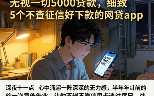 无视一切5000贷款，细致阐述5个不查征信好下款的网贷app