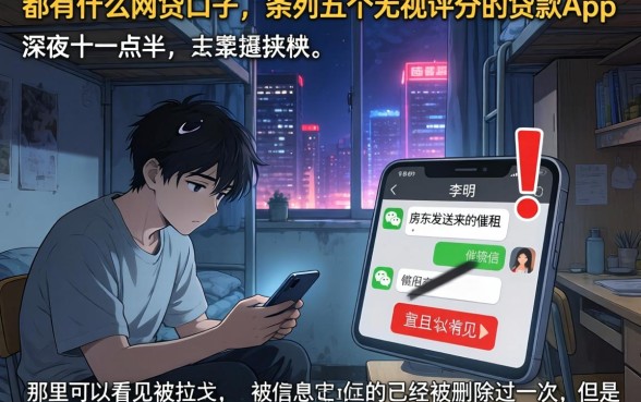 都有什么网贷口子，条列五个无视评分的贷款app