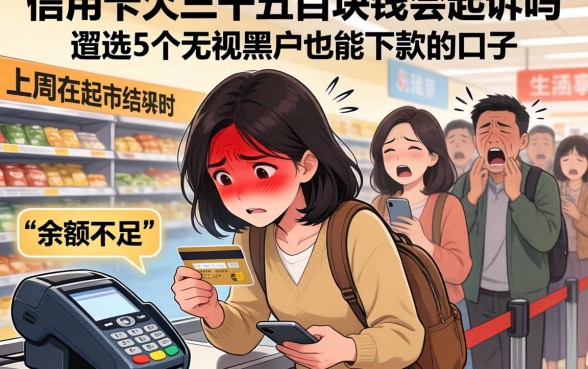 信用卡欠三千五百块钱会起诉吗，遴选5个无视黑户也能下款的口子