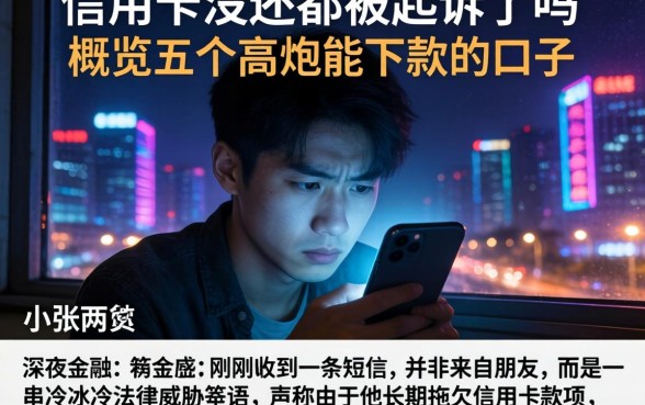 信用卡没还的都被起诉了吗，概览五个高炮能下款的口子