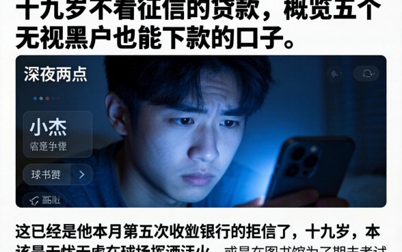 十九岁不看征信的贷款，概览五个无视黑户也能下款的口子