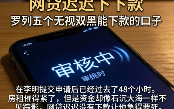 网贷迟迟不下款，罗列五个无视双黑能下款的口子