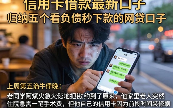 信用卡借款最新口子，归纳五个不看负债秒下款的网贷口子