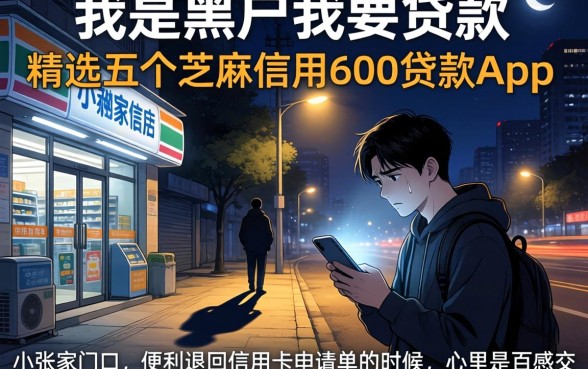 我是黑户我要贷款，精选五个芝麻信用600贷款app