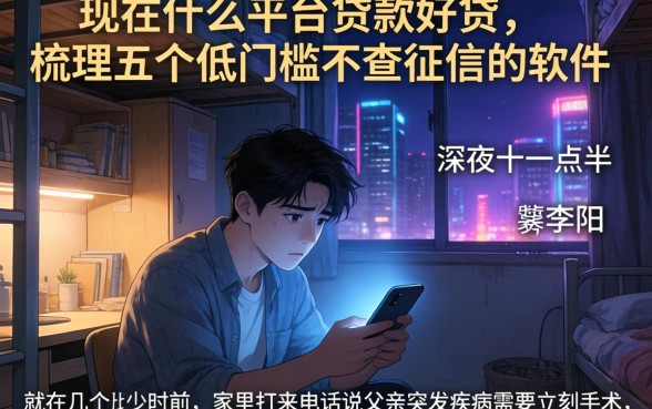 现在什么平台贷款好贷，梳理五个低门槛不查征信的软件