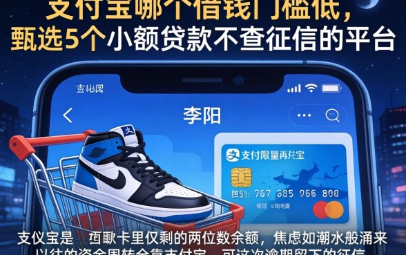 支付宝哪个借钱门槛低，甄选5个小额贷款不查征信的平台