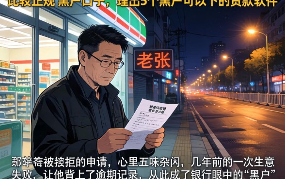 比较正规的黑户口子，理出5个黑户可以下的贷款软件