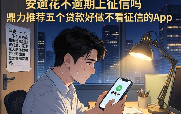安逸花不逾期上征信吗，鼎力推荐五个贷款好做不看征信的app