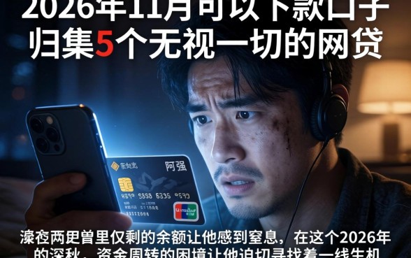 2026年11月可以下款的口子，归集5个无视一切的网贷
