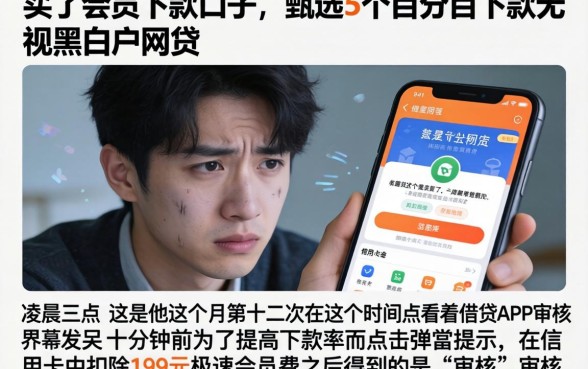 买了会员下款的口子，甄选5个百分百下款无视黑白户网贷