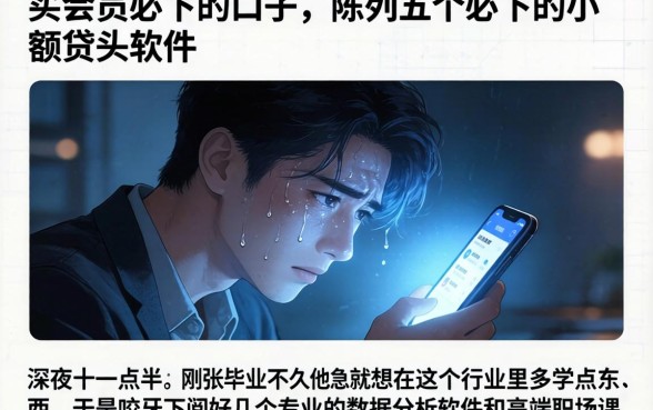 买会员必下的口子，陈列五个必下的小额贷款软件