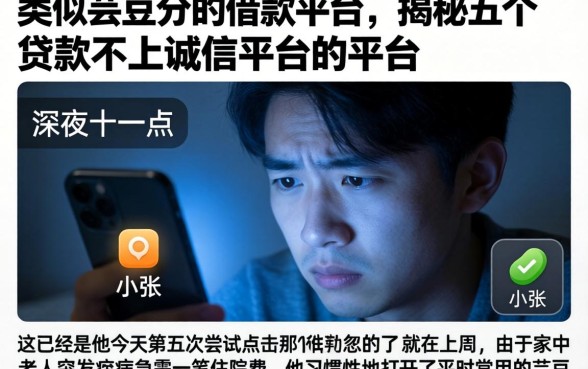 类似芸豆分的借款平台，揭秘五个贷款不上诚信平台的平台