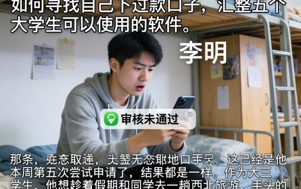 如何寻找自己下过款的口子，汇整五个大学生可以使用的软件