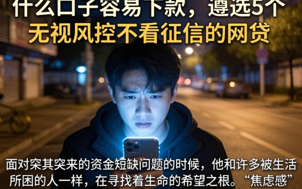 什么口子容易下款，遴选5个无视风控不看征信的网贷