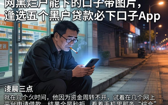 网黑烂户能下的口子带图片,遴选五个黑户贷款必下口子app
