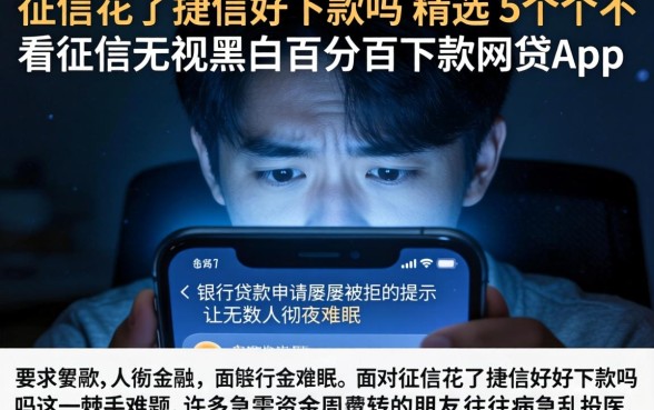 征信花了捷信好下款吗,精选5个不看征信无视黑白百分百下款网贷app