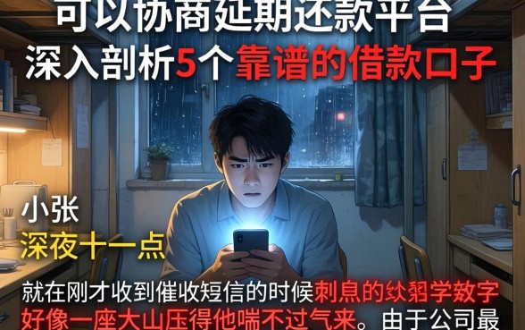 可以协商延期还款的平台，深入剖析5个靠谱的借款口子