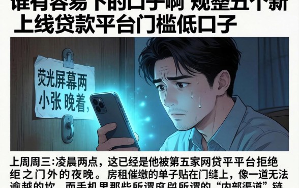 谁有容易下的口子啊，规整五个新上线贷款平台门槛低口子