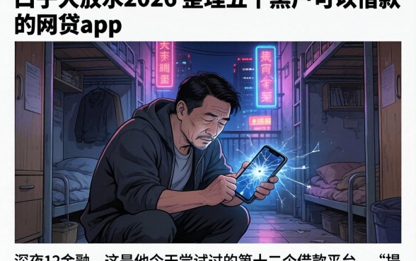 口子大放水2026，整理五个黑户可以借款的网贷app