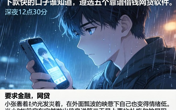 下款快的口子谁知道，遴选五个靠谱借钱网贷软件