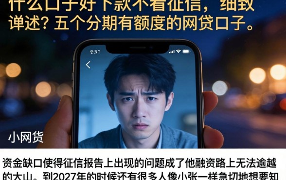 什么口子好下款不看征信，细致阐述五个分期有额度的网贷口子