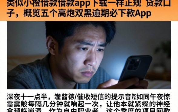 类似小橙借款借款app下载一样正规的贷款口子，概览五个高炮双黑逾期必下款app