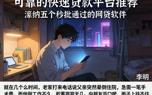 可靠的快速贷款平台推荐，归纳五个秒批通过的网贷软件
