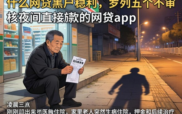 什么网贷黑户稳利，罗列五个不审核夜间直接放款的网贷app
