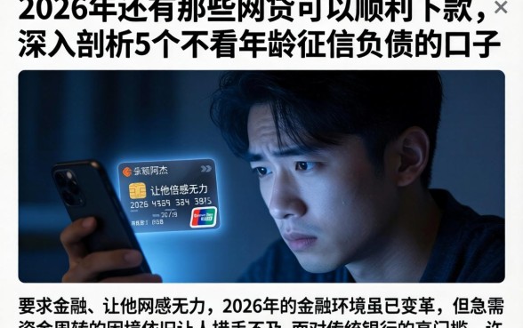 2026年还有哪些网贷可以顺利下款，深入剖析5个不看年龄征信负债的口子