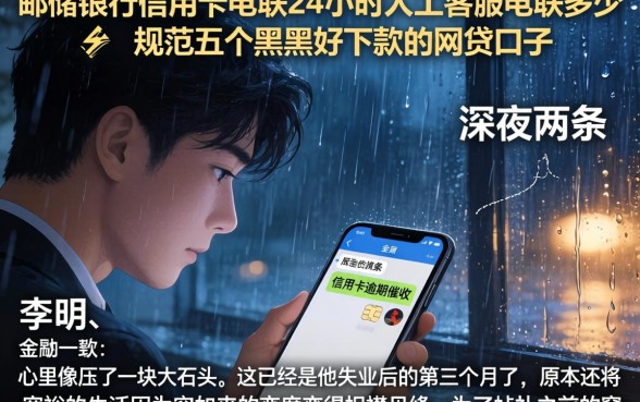 邮储银行信用卡电联24小时人工客服电联是多少,规整五个黑户好下款的网贷口子