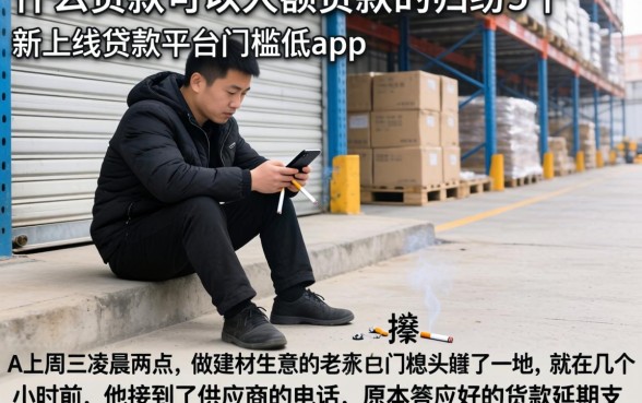 什么贷款可以大额贷款的，归纳5个新上线贷款平台门槛低app