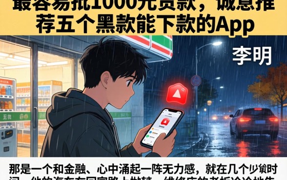 最容易批的1000圆贷款，诚意推荐五个黑户能下款的app