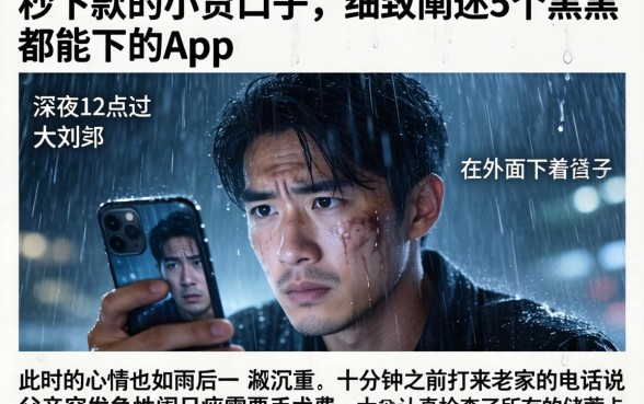 秒下款的小贷口子，细致阐述5个黑户都能下的app