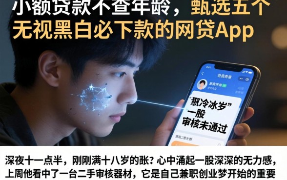 小额贷款不查年龄，甄选五个无视黑白必下款的网贷app